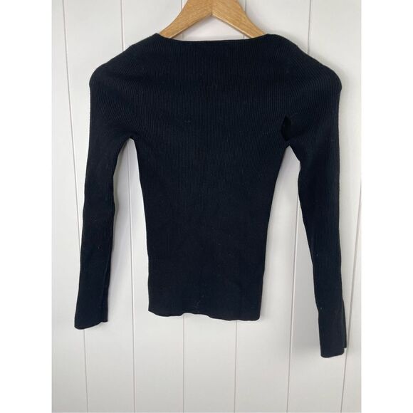 Bailey 44 Gro Sweater Top In Black Size XS Flaw - Picture 7 of 10